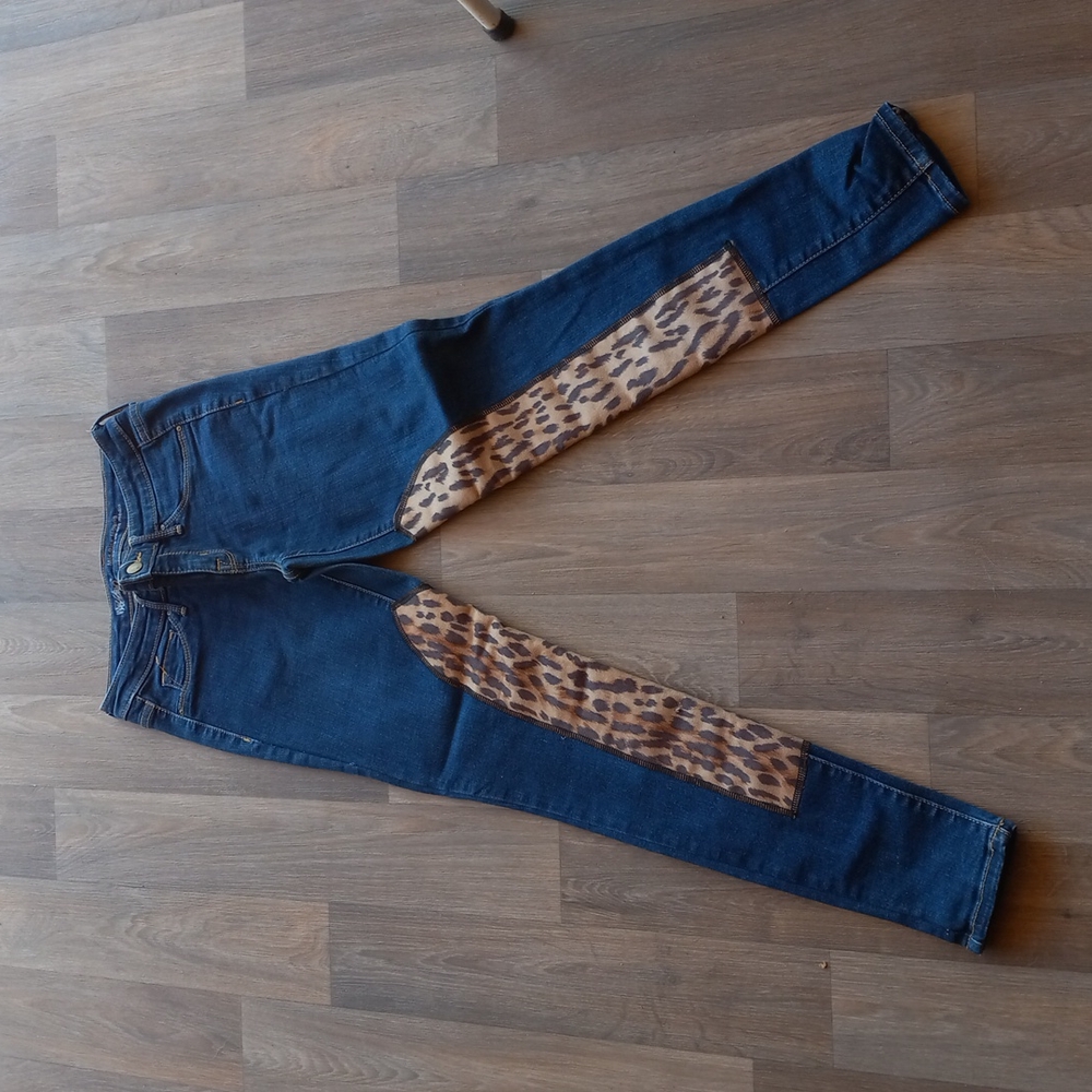 Denim riding breeches
